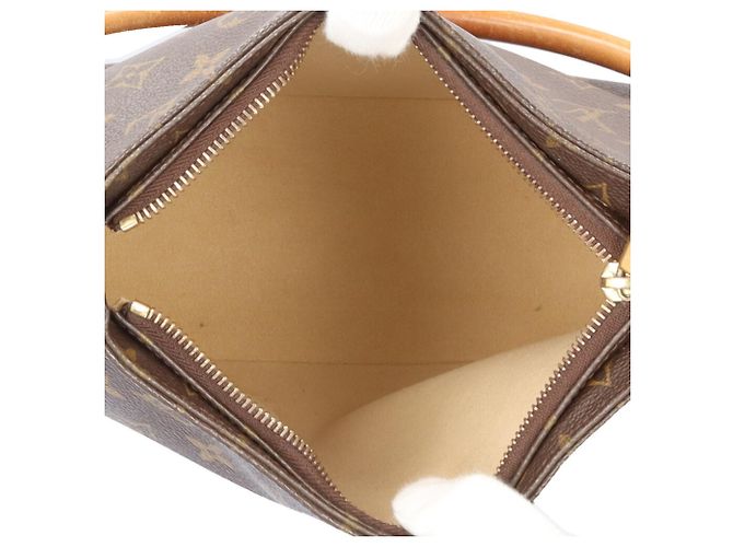Borsa a Spalla Looping MM Monogramma Louis Vuitton Marrone - vista 8