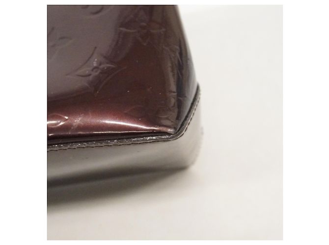 Borsa Louis Vuitton Vernis Wilshire PM Bordò - vista 12