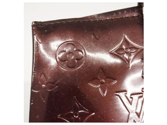 Borsa Louis Vuitton Vernis Wilshire PM Bordò - vista 13