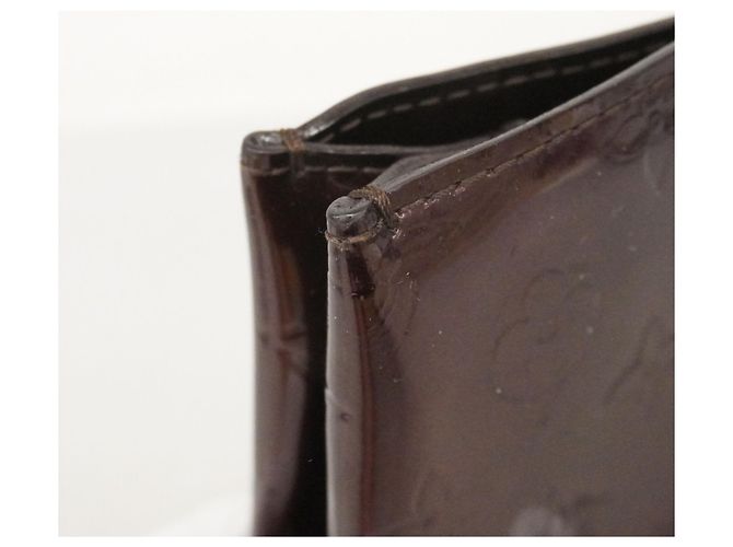 Borsa Louis Vuitton Vernis Wilshire PM Bordò - vista 14