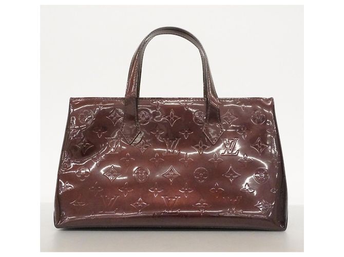 Borsa Louis Vuitton Vernis Wilshire PM Bordò - vista 16