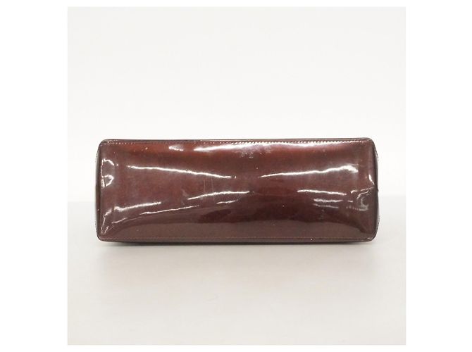 Borsa Louis Vuitton Vernis Wilshire PM Bordò - vista 3