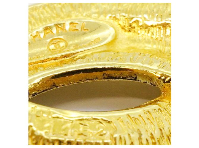 Timeless Spilla Matelassé Coco Mark di Chanel D'oro - vista 8