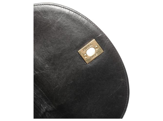 Chanel Matelassé Lammfell Rucksack Schwarz - Ansicht 12