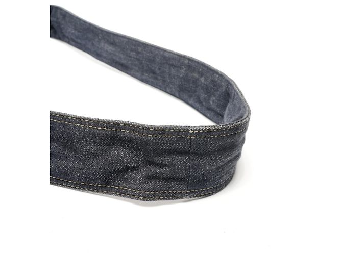 Chanel Coco Mark funkelnde Denim Schultertasche Blau - Ansicht 13