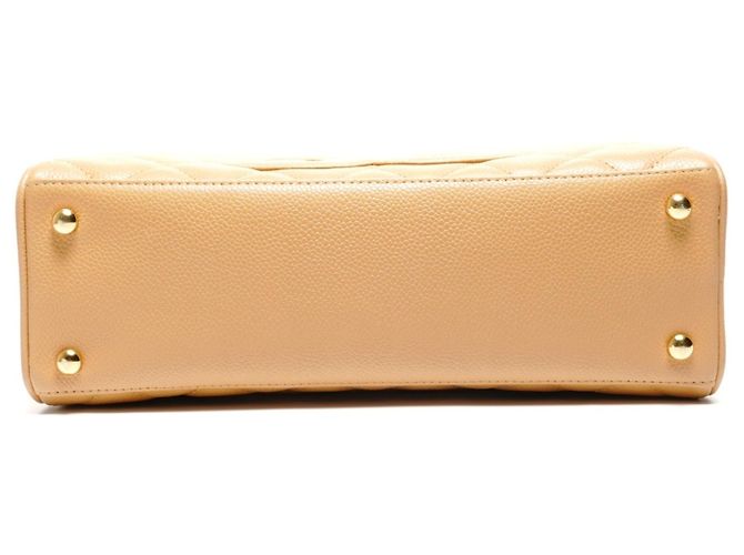 Borsa Mini Boston Coco Mark di Chanel Beige - vista 7