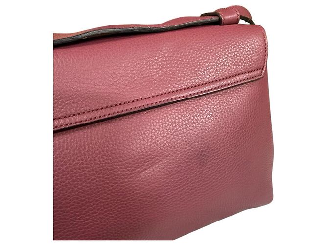 Bolso de hombro de cuero rosa GG Marmont de Gucci - vista 8