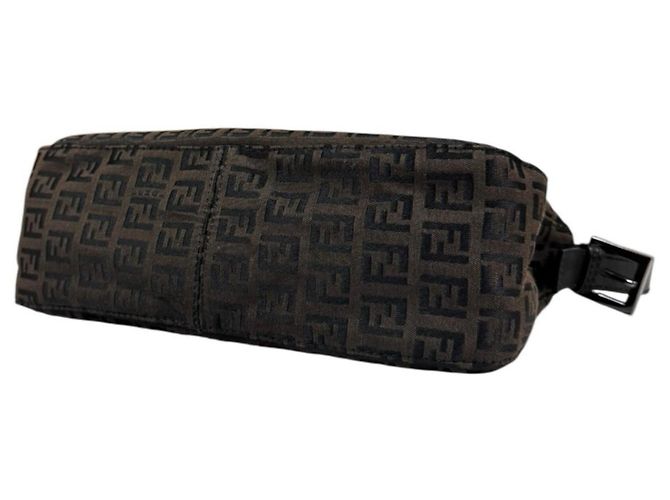 Borsa Fendi Mamma Bucket Zucchino Marrone - vista 6