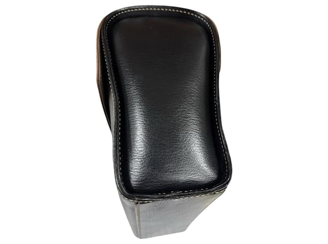 Borsa Loewe Velázquez Marrone Nero - vista 13