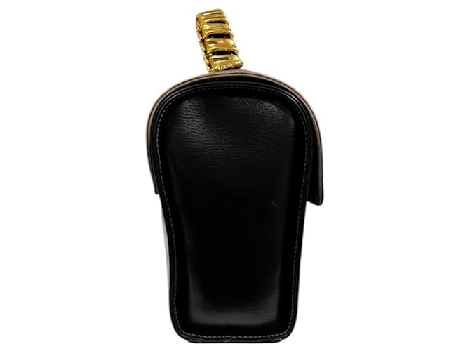 Borsa Loewe Velázquez Marrone Nero - vista 4