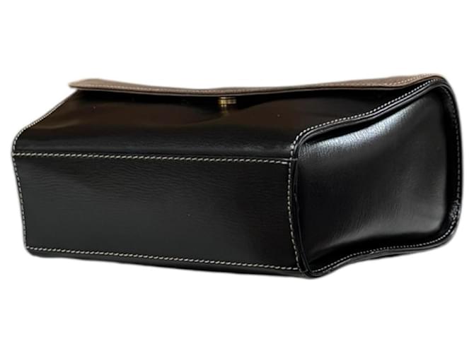 Borsa Loewe Velázquez Marrone Nero - vista 6