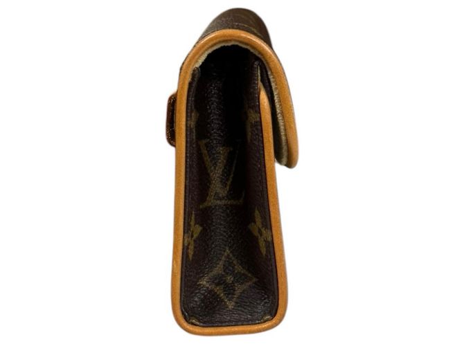 Borsa a vita Monogram Pochette Florentine Louis Vuitton Marrone - vista 4