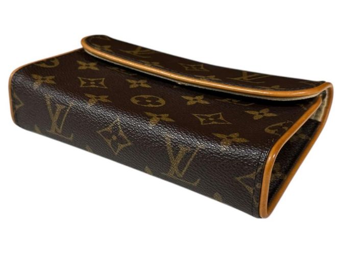 Borsa a vita Monogram Pochette Florentine Louis Vuitton Marrone - vista 5