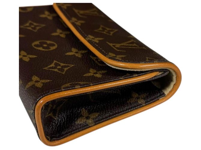Borsa a vita Monogram Pochette Florentine Louis Vuitton Marrone - vista 8