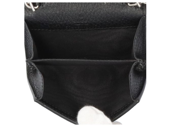Portafoglio a catena Dionysus di Gucci Nero - vista 5