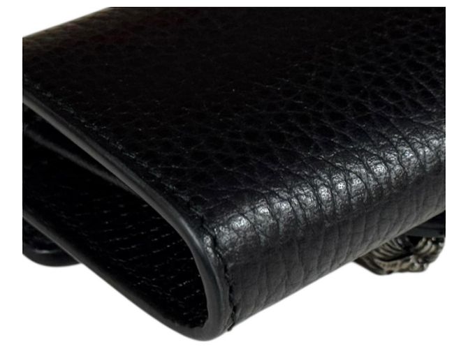 Portafoglio a catena Dionysus di Gucci Nero - vista 6