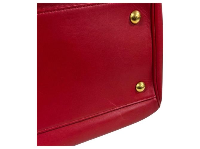Bolso de Hombro Duffle 6 Clásico de Saint Laurent en Rojo - vista 13