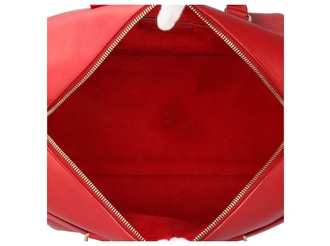Bolso de Hombro Duffle 6 Clásico de Saint Laurent en Rojo - vista 6