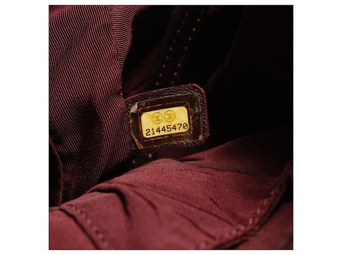 Chanel Rucksack aus braunem Lammleder mit Matelassé - Ansicht 10
