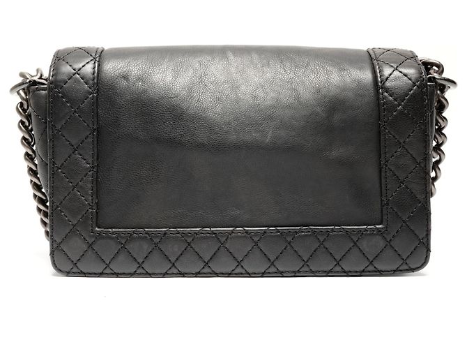 Borsa a spalla Boy di Chanel Nero - vista 3