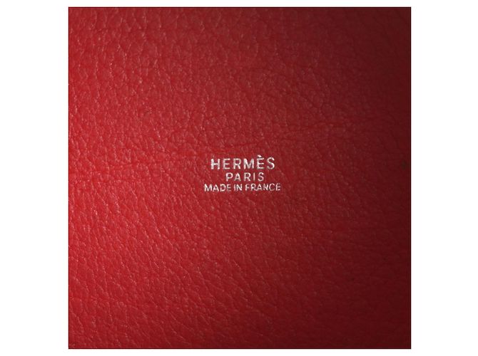 Borsa in pelle rossa Picotin PM di Hermès Rosso - vista 8