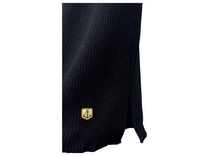 Autre Marque Vestido ajustado Armor Lux de lana de canalé azul marino - vista 4