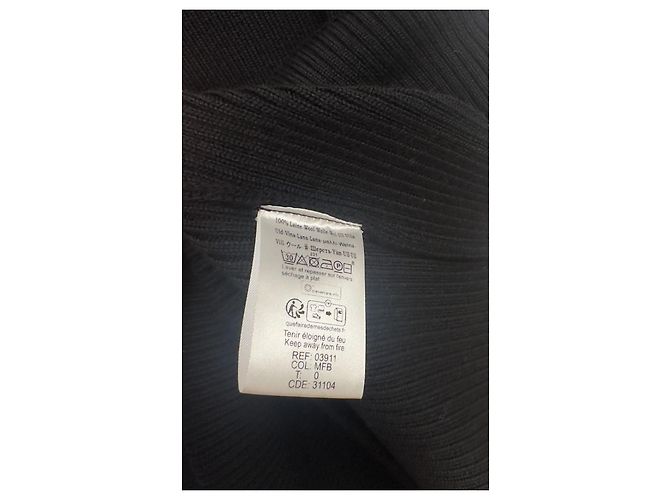 Autre Marque Vestido ajustado Armor Lux de lana de canalé azul marino - vista 5