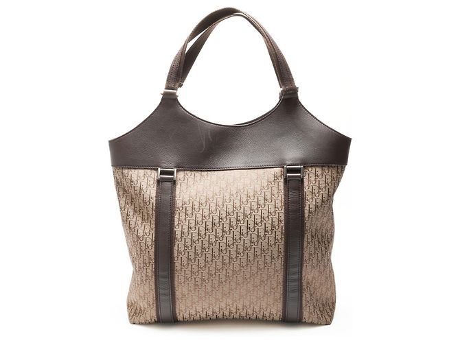 Borsa a Spalla Trotter Christian Dior Marrone - vista 3
