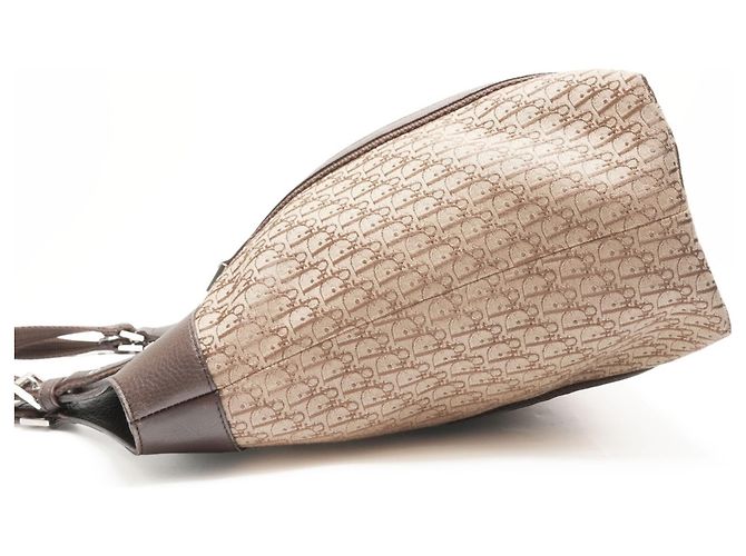 Borsa a Spalla Trotter Christian Dior Marrone - vista 4