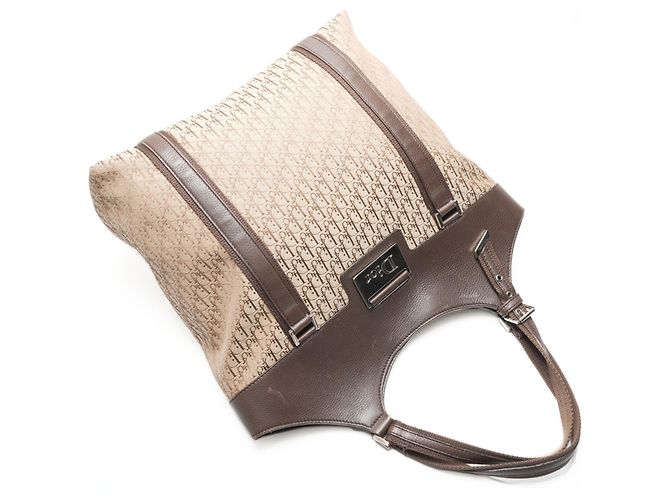 Borsa a Spalla Trotter Christian Dior Marrone - vista 9