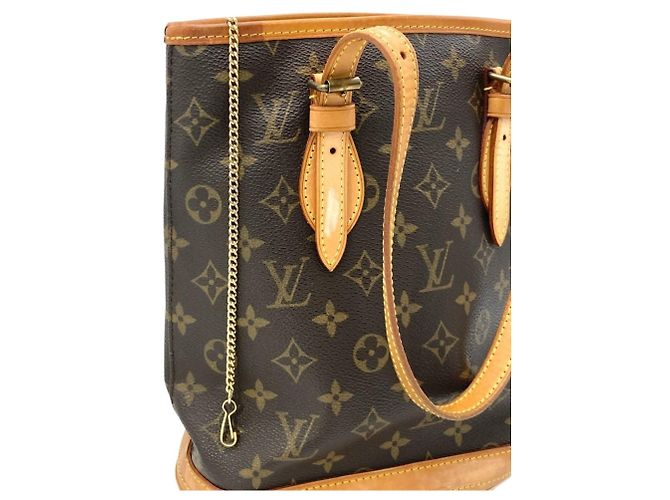 Louis Vuitton Monogram Canvas Bucket PM Tote Bag Braun - Ansicht 6