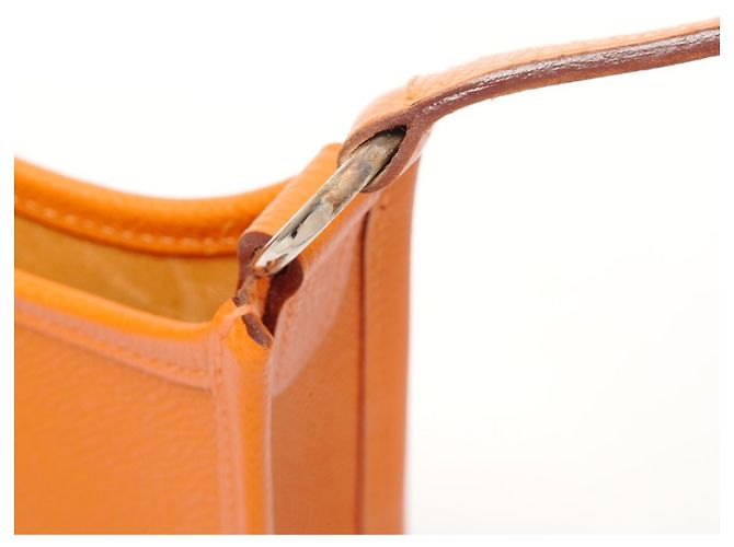 Borsa a spalla Mini Evelyn TPM con tracolla corta Hermès 2005 Arancione - vista 2