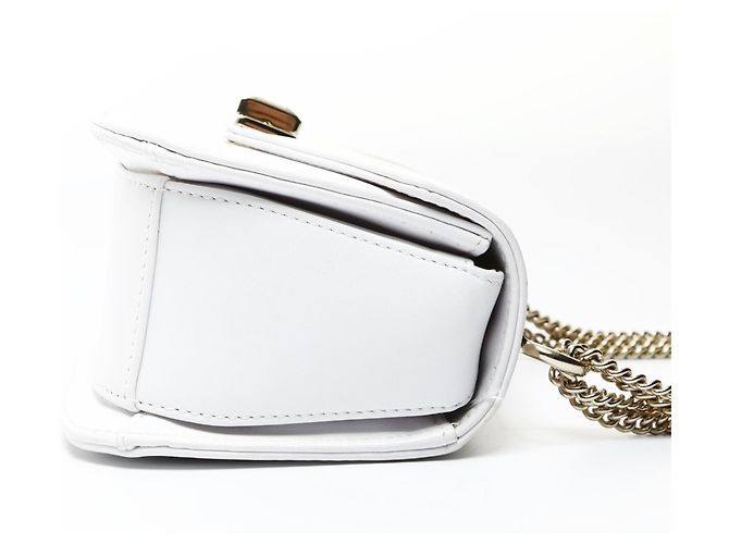 Borsa a Spalla in Pelle VLTN Small di Valentino Bianco - vista 3