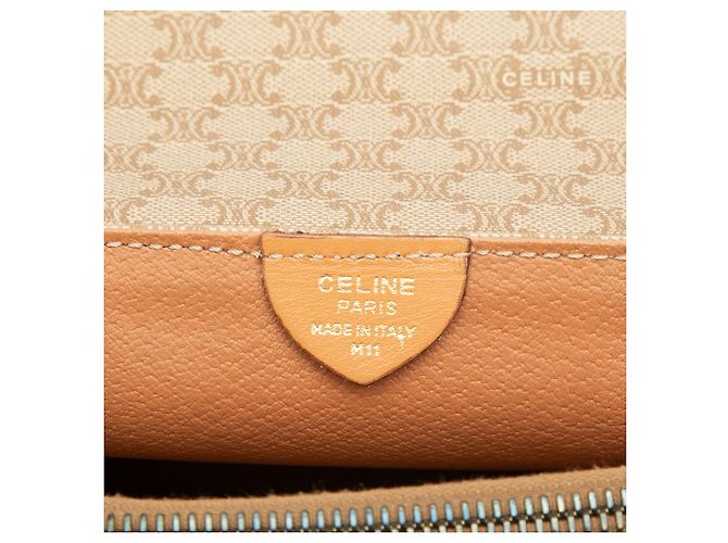 Céline Cruzada de lona recubierta Macadam marrón de Celine Castaño Beige - vista 5