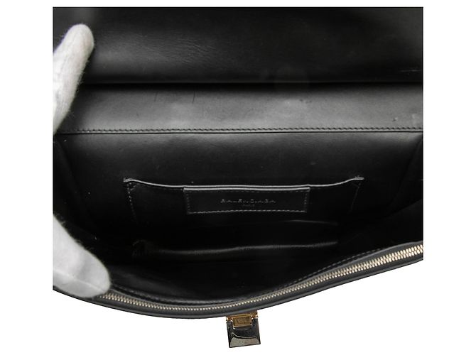 Zaino Le Dix Cartable in pelle nera Balenciaga - vista 4