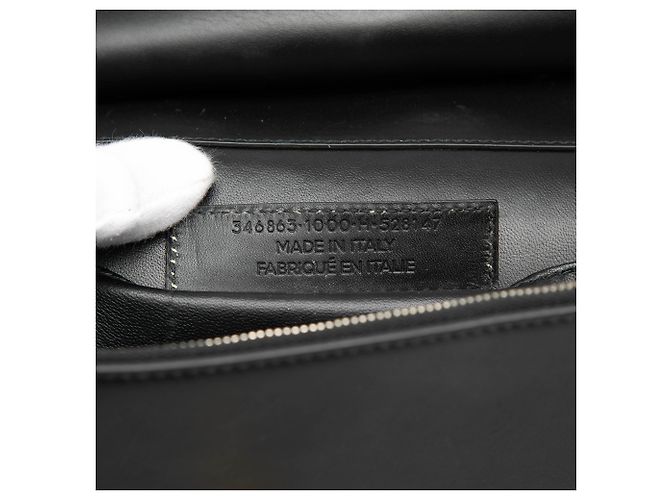Zaino Le Dix Cartable in pelle nera Balenciaga - vista 6