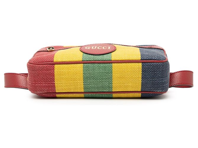 Gucci Rote Baiadera Canvas Gürteltasche - Ansicht 3
