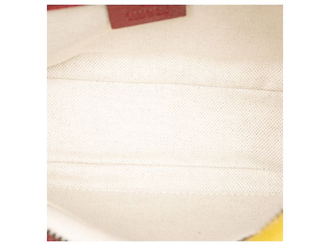 Gucci Rote Baiadera Canvas Gürteltasche - Ansicht 4