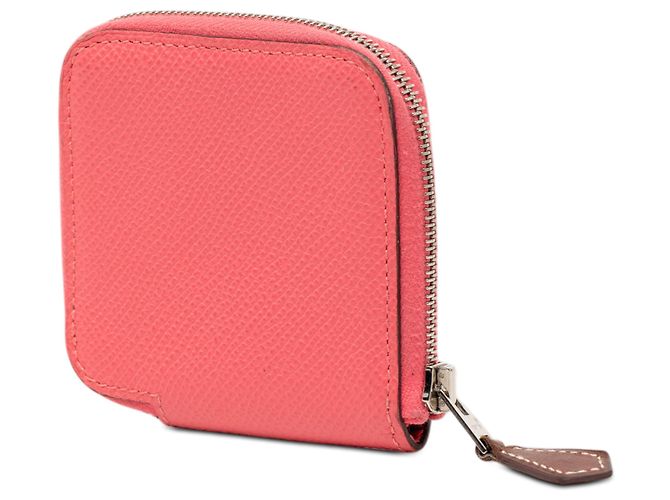 Hermès Pink Epsom Silk In Compact Wallet - view 2
