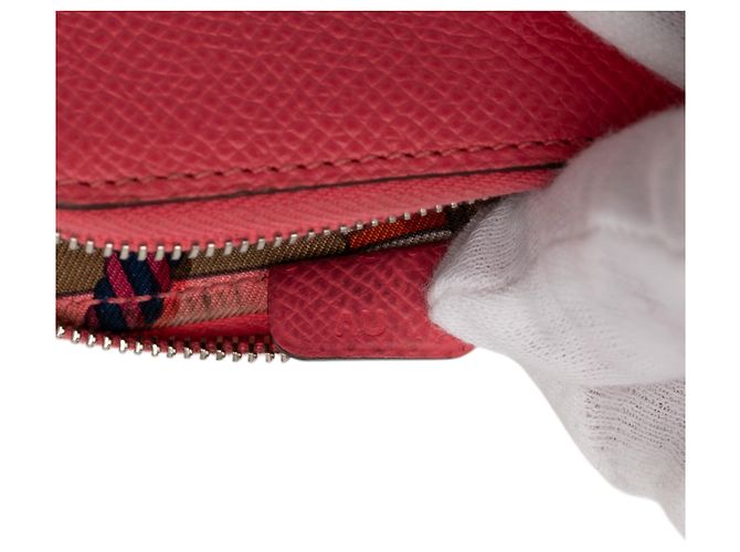 Hermès Pink Epsom Silk In Compact Wallet - view 6