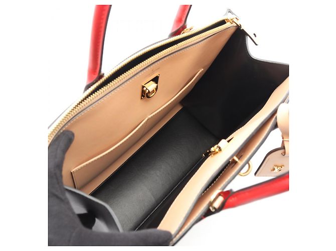 Borsa City Steamer MM Louis Vuitton Nero Rosso Beige - vista 3
