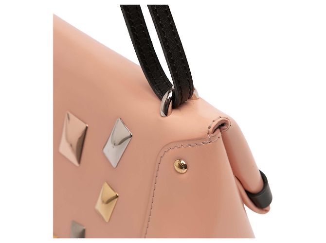 Sac Triangle PM in pelle di vitello lucida rosa Louis Vuitton - vista 10