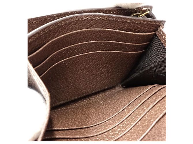 Billetera Compacta Gucci Diana en Lona Beige - vista 10