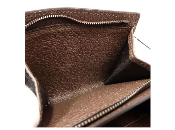 Billetera Compacta Gucci Diana en Lona Beige - vista 9