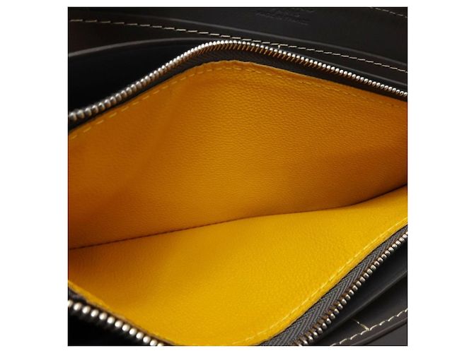 Cartera larga con cremallera redonda Goyard Matignon GM en gris Castaño - vista 11