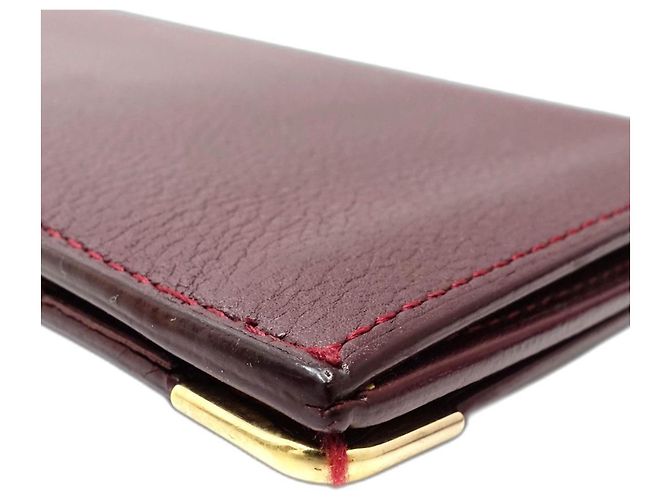 Cartera Larga con Solapa Must de Cartier Burdeos - vista 5