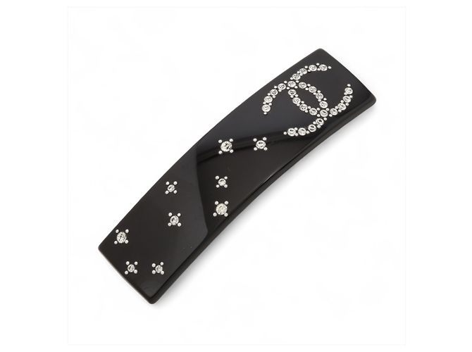 Fermaglio in strass Coco Mark 09C 2009 di Chanel Nero - vista 2