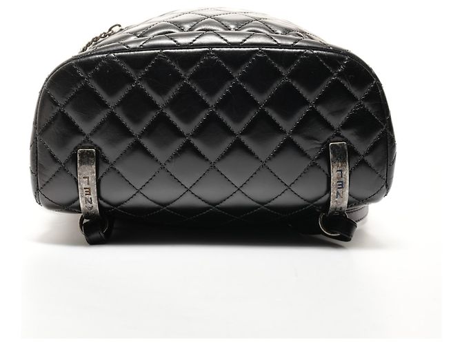 Schwarzer matelassé Leder-Rucksack Chanel 23 Serie 2016-2017 - Ansicht 7