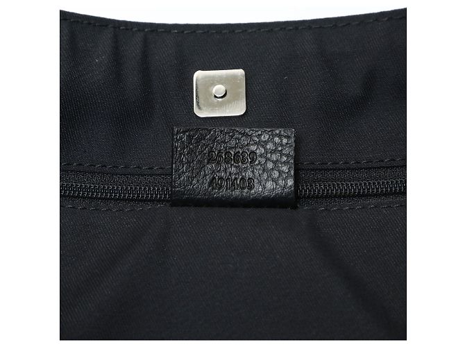 Borsa a mano Gucci GG Canvas 268639 Nero - vista 11