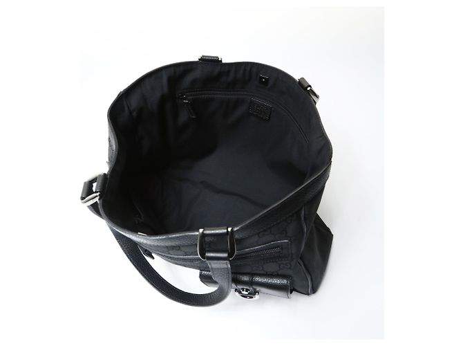 Borsa a mano Gucci GG Canvas 268639 Nero - vista 12